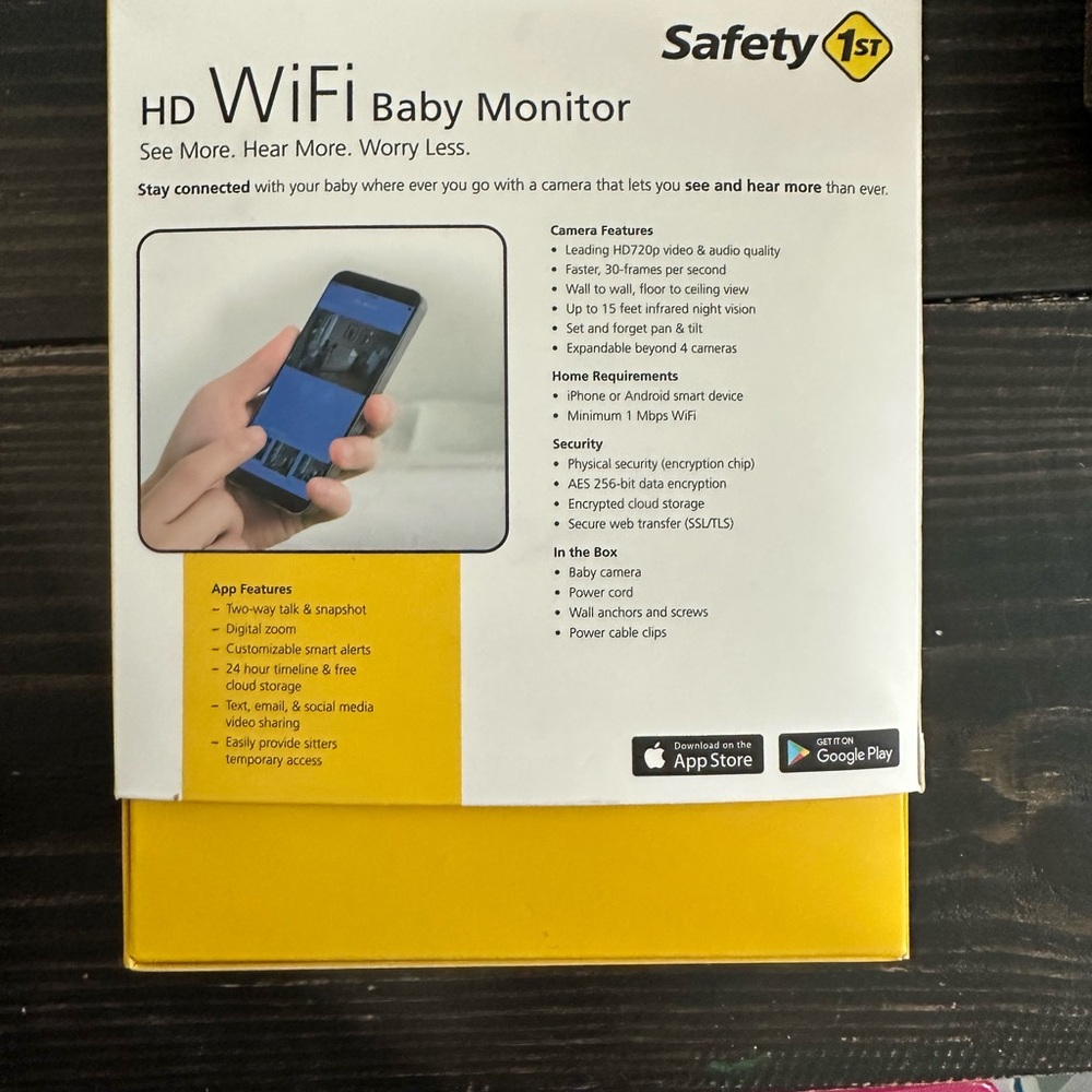 Safety 1st HD WiFi Baby Monitor